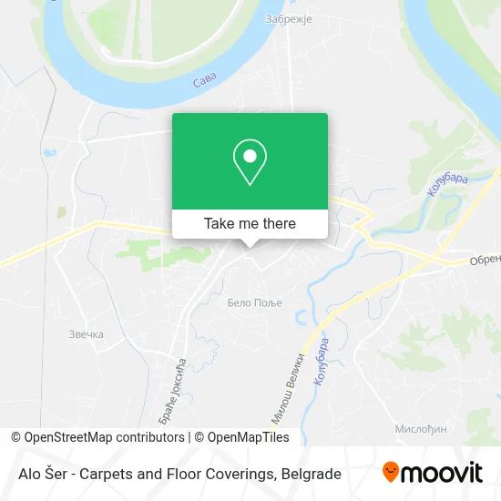 Alo Šer - Carpets and Floor Coverings map