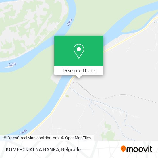 KOMERCIJALNA BANKA map