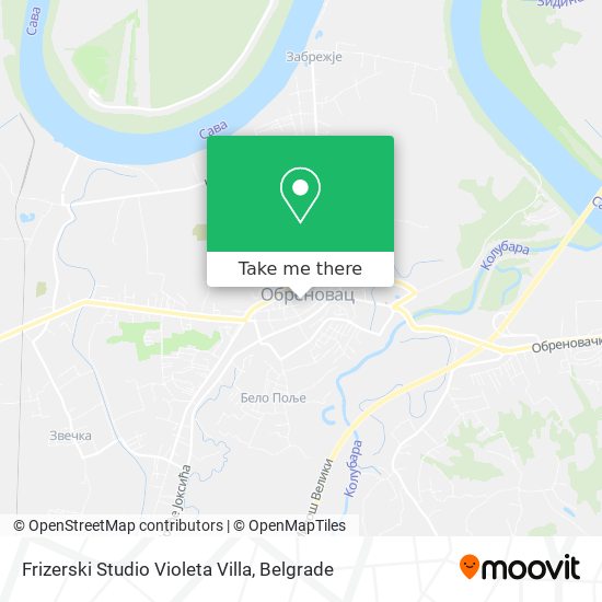 Frizerski Studio Violeta Villa map