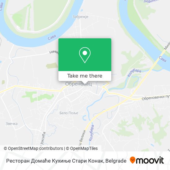 Ресторан Домаће Кухиње Стари Конак map