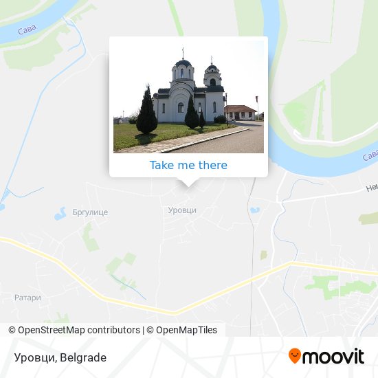 Уровци map