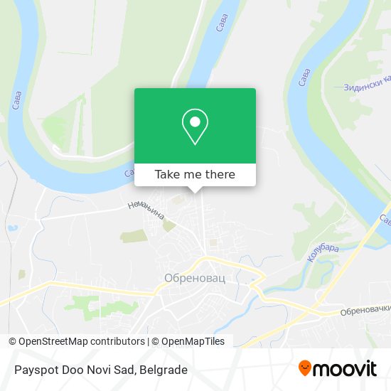 Payspot Doo Novi Sad map