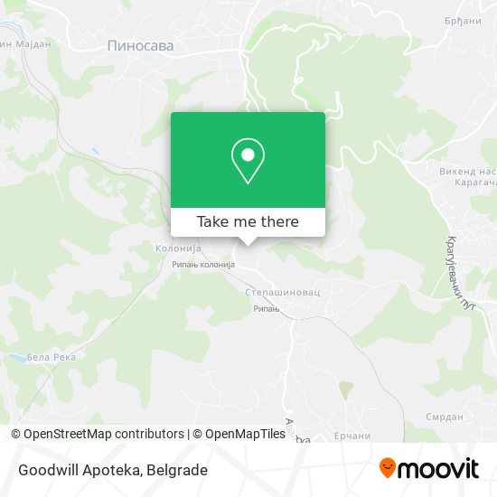 Goodwill Apoteka map