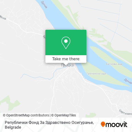 Републички Фонд За Здравствено Осигурање map