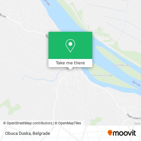 Obuca Duska map
