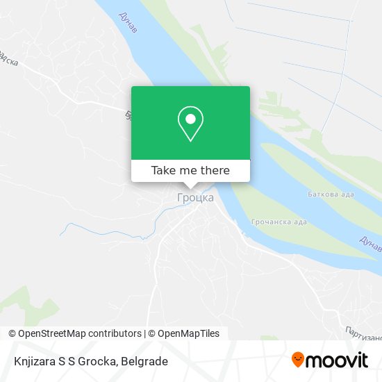 Knjizara S S Grocka map