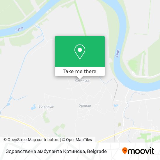 Здравствена амбуланта Кртинска map