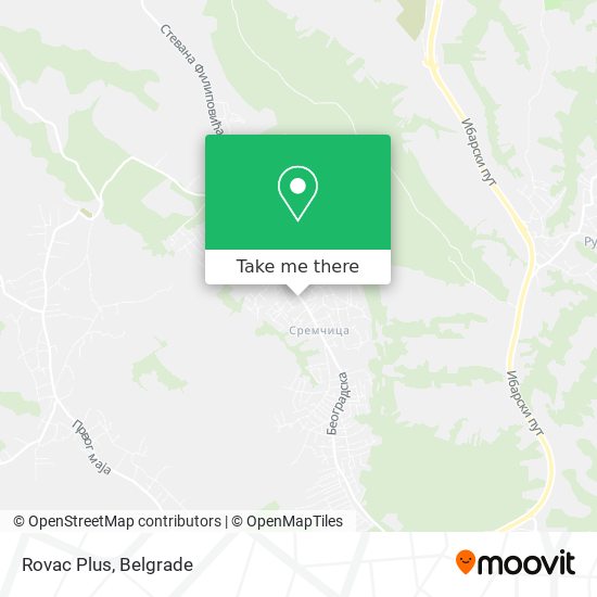 Rovac Plus map