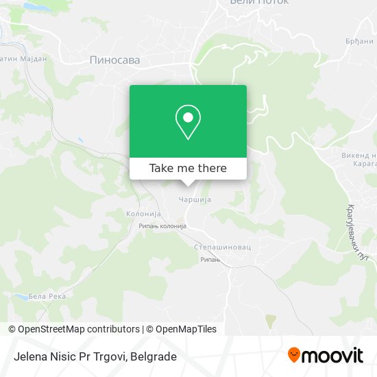 Jelena Nisic Pr Trgovi map