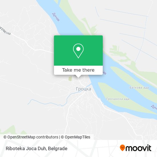 Riboteka Joca Duh map