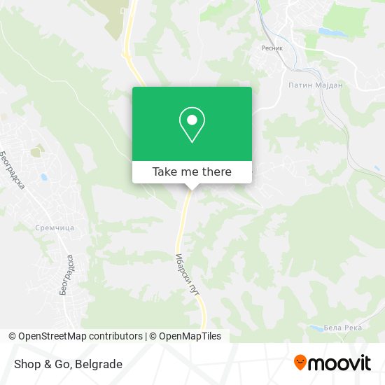 Shop & Go map