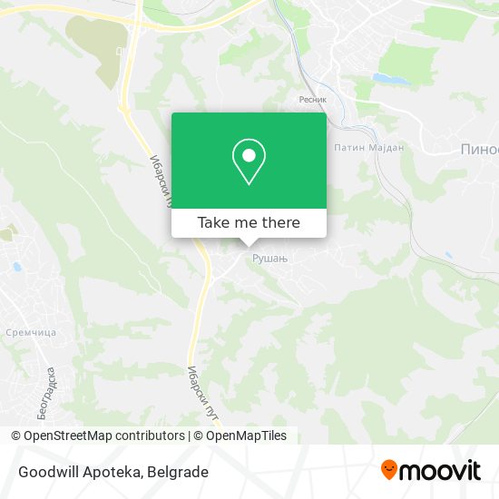 Goodwill Apoteka map