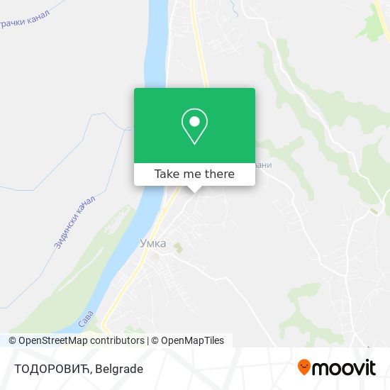 ТОДОРОВИЋ map