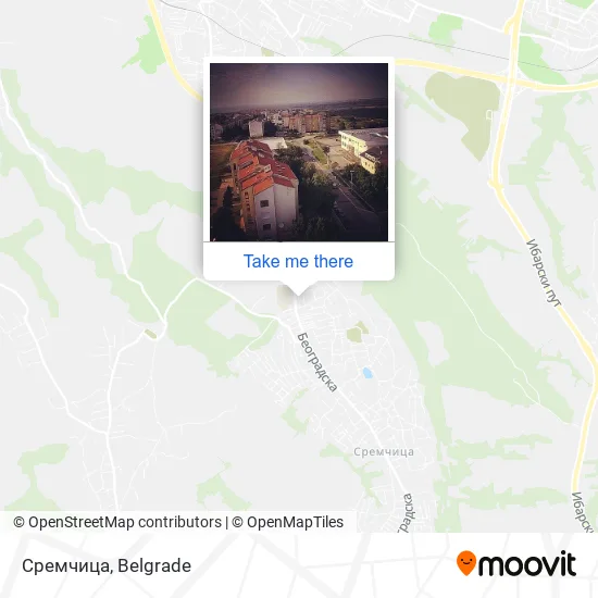 Сремчица map