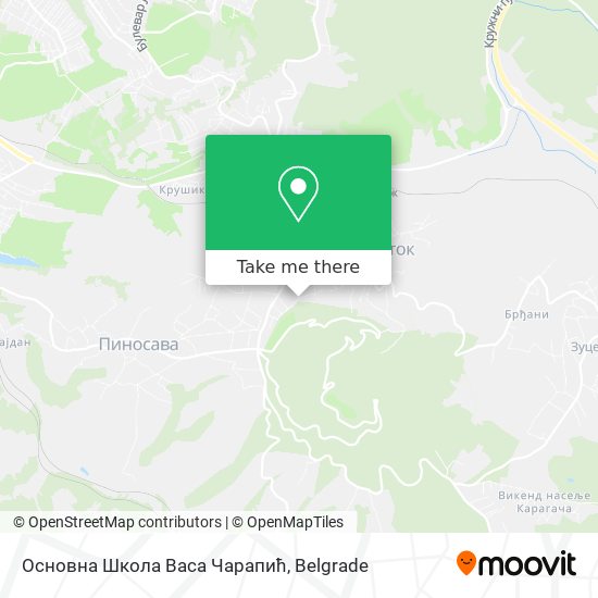 Основна Школа Васа Чарапић map