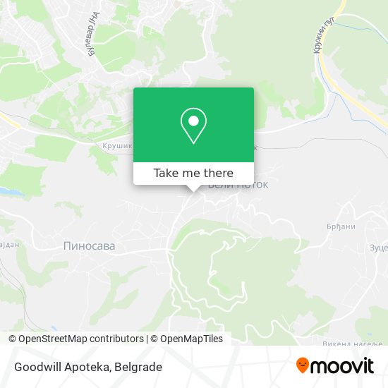 Goodwill Apoteka map