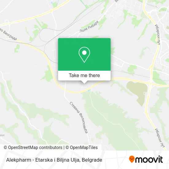 Alekpharm - Etarska i Biljna Ulja map