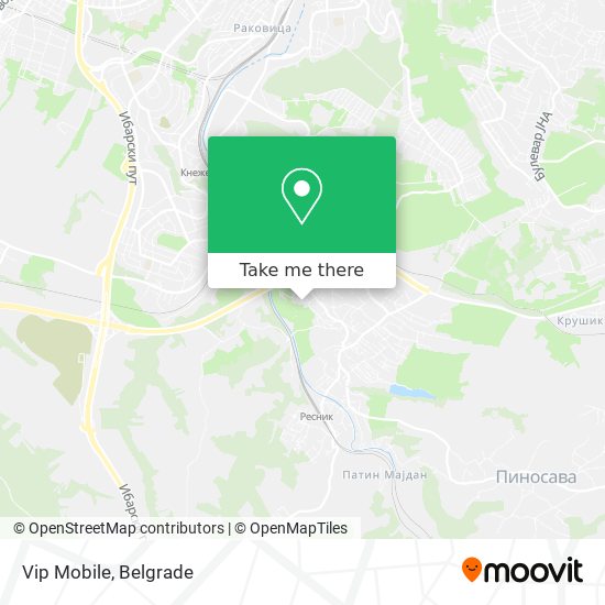 Vip Mobile map