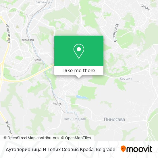 Аутоперионица И Тепих Сервис Краба map