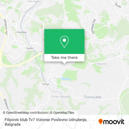 Filipovic klub Tv7 Vizionar Poslovno Udruženje map