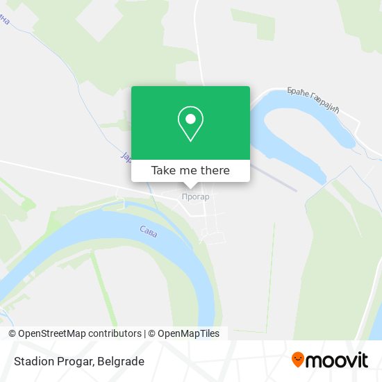 Stadion Progar map