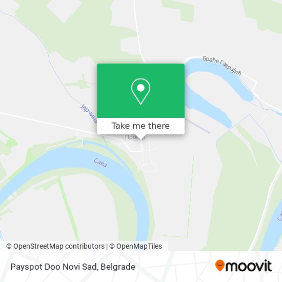 Payspot Doo Novi Sad map