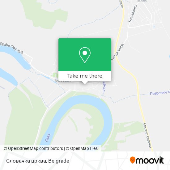 Словачка црква map