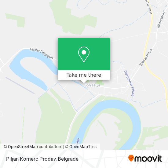 Piljan Komerc Prodav map