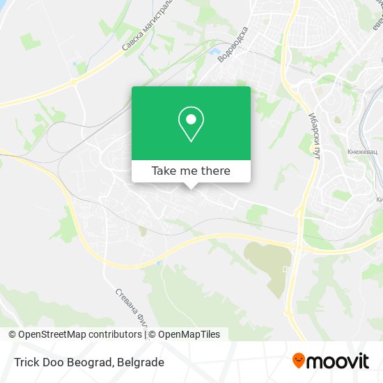 Trick Doo Beograd map