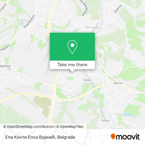 Епа Конти Епса Вујичић map