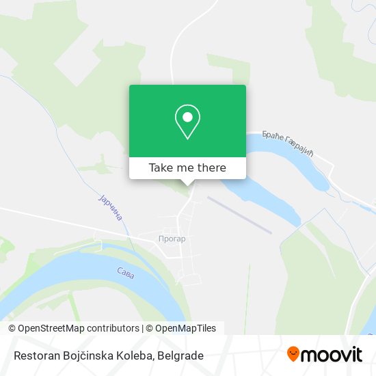 Restoran Bojčinska Koleba map