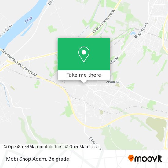 Mobi Shop Adam map