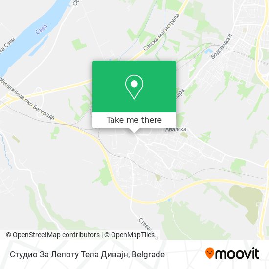 Студио За Лепоту Тела Дивајн map