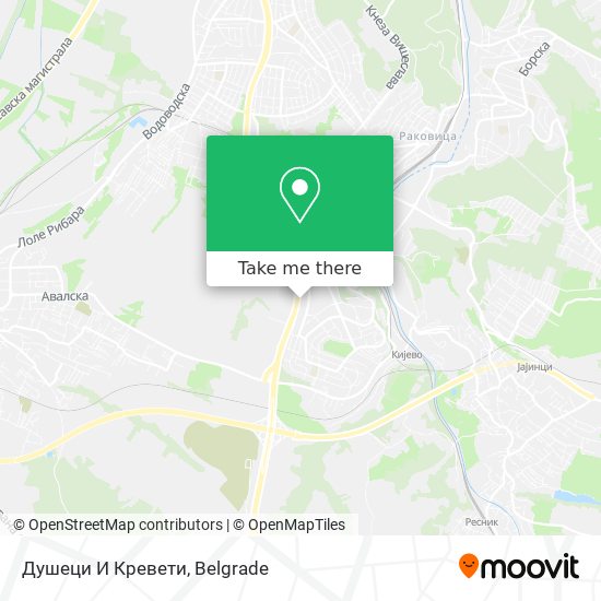 Душеци И Кревети map