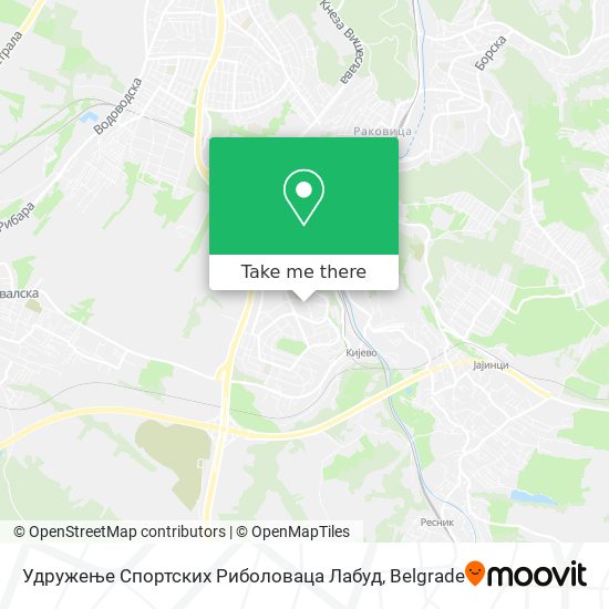 Удружење Спортских Риболоваца Лабуд map