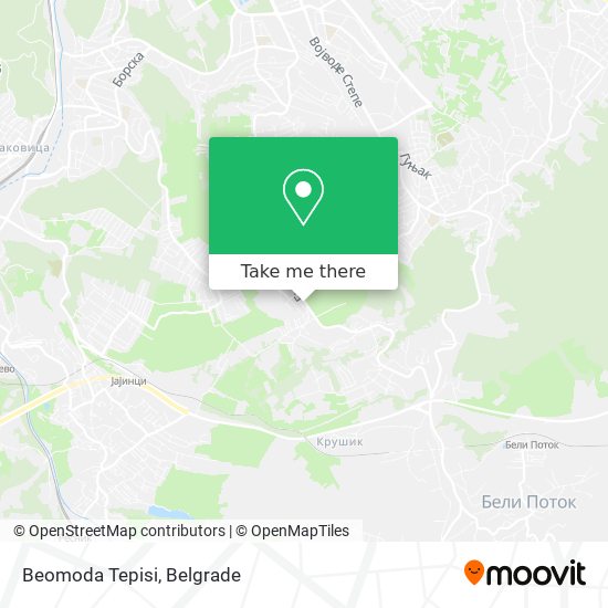 Beomoda Tepisi map