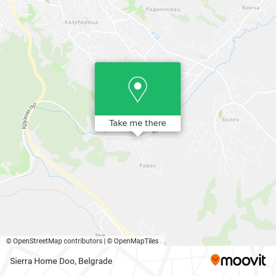 Sierra Home Doo map