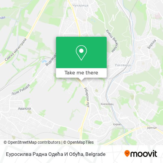 Еуросилва Радна Одећа И Обућа map