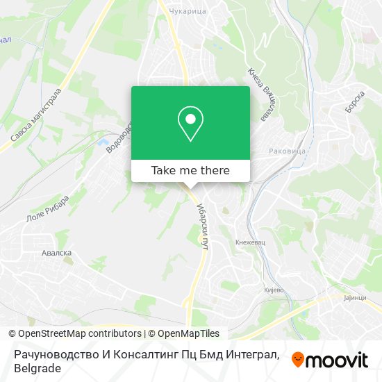 Рачуноводство И Консалтинг Пц Бмд Интеграл map