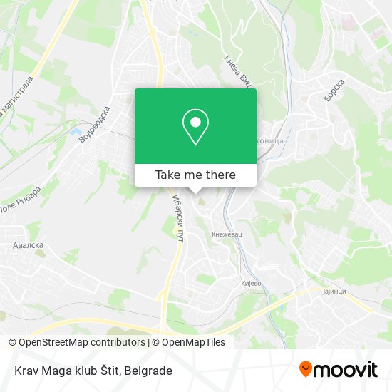 Krav Maga klub Štit map