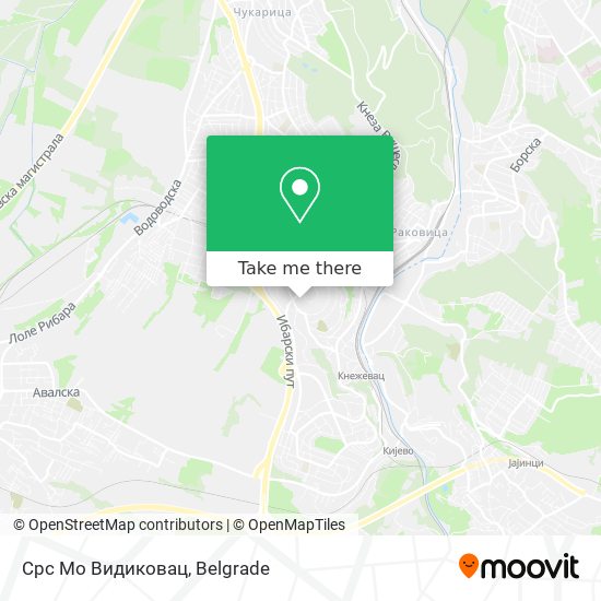 Срс Мо Видиковац map