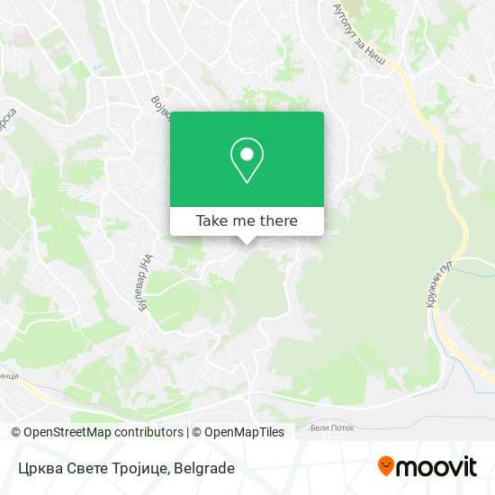 Црква Свете Тројице map