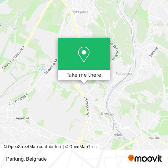 Parking map