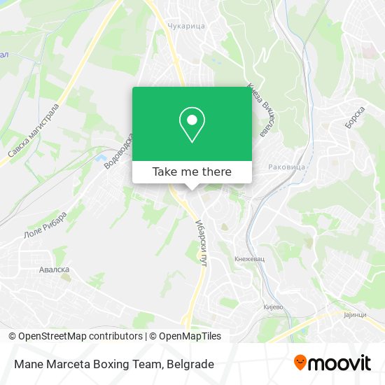 Mane Marceta Boxing Team map