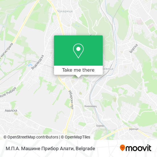 М.П.А. Машине Прибор Алати map