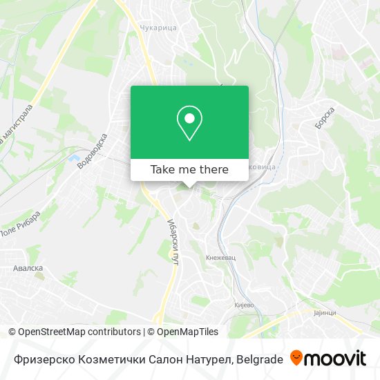 Фризерско Козметички Салон Натурел map