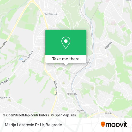 Marija Lazarevic Pr Ur map