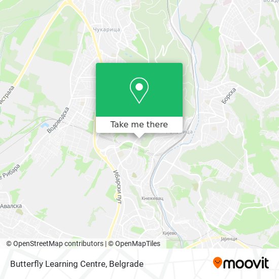 Butterfly Learning Centre map