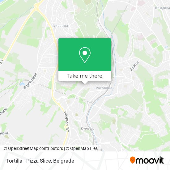 Tortilla - Pizza Slice map