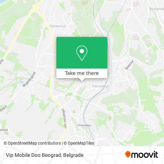 Vip Mobile Doo Beograd map